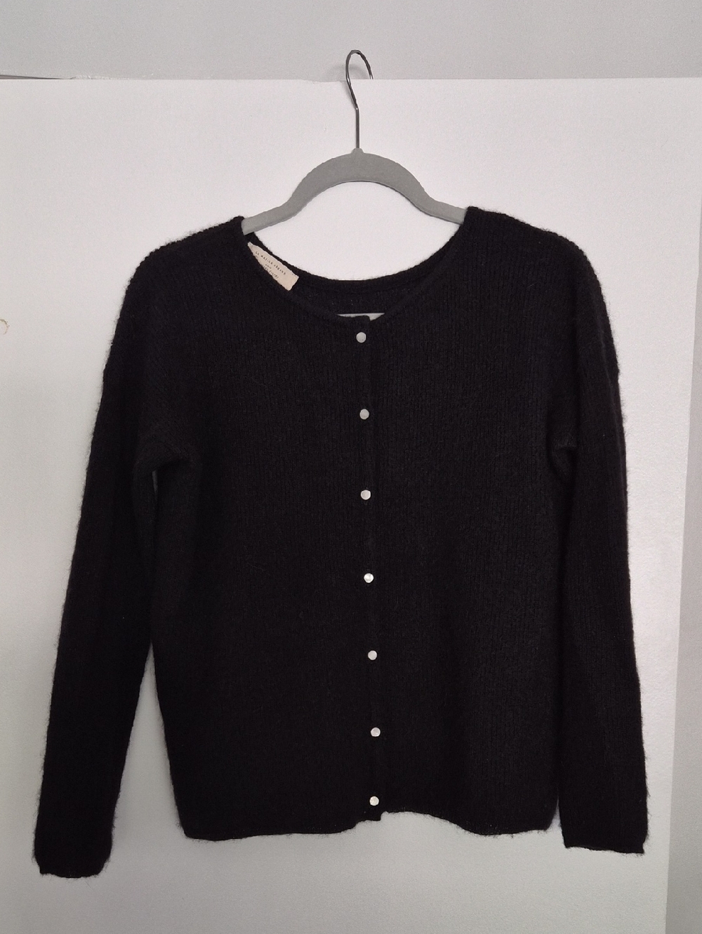 Sezane Gaspard Black Cardigan